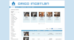 Desktop Screenshot of ingatlantrade.hu